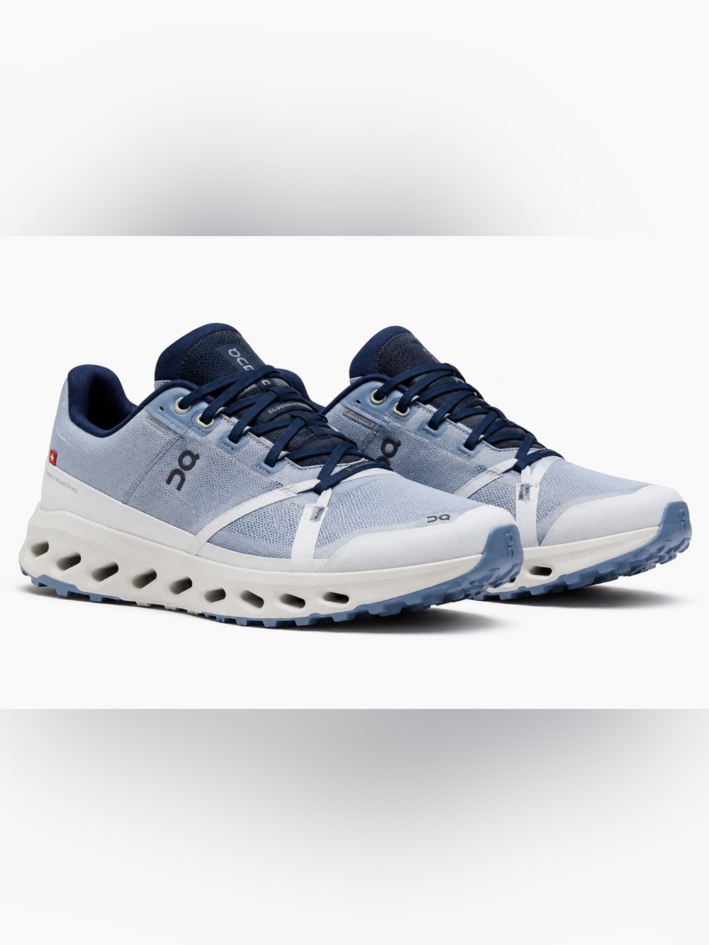 On Cloudsurfer Trail Waterproof Men’s Size 11 Gray Blue Running Shoes